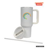 CT Edelstahl-Thermobecher - 1100ml - StanleyCup - Schule am Stromberg - Logo