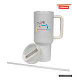 CT Edelstahl-Thermobecher - 1100ml - StanleyCup - Grundschule Kissing - Logo