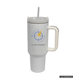 CT Edelstahl-Thermobecher - 1100ml - StanleyCup - NORD Gymnasium Potsdam - Logo bunt