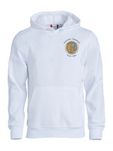 Clique BASIC Hoody - Junior - weiß - Druck klein - Realschule Glonntal