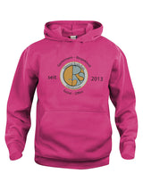 Clique BASIC Hoody - Junior - bright cerise - Druck groß - Realschule Glonntal
