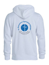 BASIC Hoody - Kinder - weiß - Druck beidseitig - St. Bonaventura Dillingen