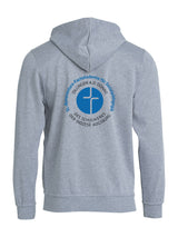 BASIC Hoody - Kinder - melange - Druck beidseitig - St. Bonaventura Fachakademie