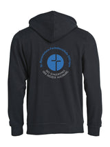 BASIC Hoody - Kinder - schwarz - Druck beidseitig - St. Bonaventura Fachoberschule
