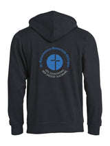 BASIC Hoody - Kinder - schwarz - Druck beidseitig - St. Bonaventura Realschule
