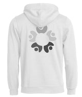 BASIC Hoody - Kinder - weiß - Druck beidseitig - BW - Mittelschule Metten