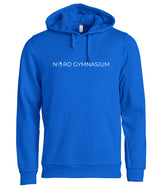 BASIC Hoody - Kinder - royalblau - Druck beidseitig - Nord Gymnasium Potsdam