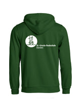 BASIC Hoody - Unisex - bottle green - Druck beidseitig -  St. Ursula Realschule Dorsten