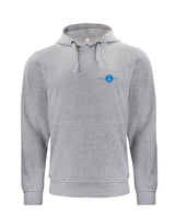 BASIC Hoody - Kinder - grey melange - Druck beidseitig - St. Ursula Realschule Dorsten