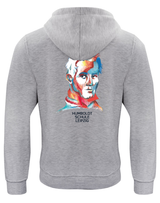BASIC Hoody - Kinder - melange - Druck beidseitig - Illustration  - Humboldtschule Leipzig