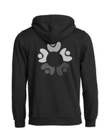 BASIC Hoody - Kinder - schwarz - Druck beidseitig - BW - Mittelschule Metten