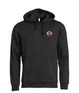 BASIC Hoody - Kinder - schwarz - Druck beidseitig - BUNT - Mittelschule Metten