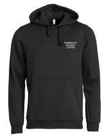 BASIC Hoody - Kinder - schwarz - Druck beidseitig  -  Humboldtschule Leipzig