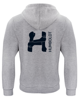 BASIC Hoody - Kinder - melange - Druck beidseitig - Humboldtschule Leipzig