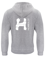 BASIC Hoody - Kinder - melange - Druck beidseitig - Humboldtschule Leipzig
