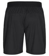 Clique BASIC Active Short - Unisex - schwarz - Humboldtschule Leipzig - Logo bunt