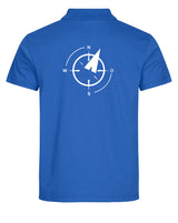 Clique BASIC Polo - Herren - royalblau - Druck beidseitig - Nord Gymnasium Potsdam