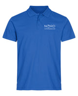 Clique BASIC Polo - Herren - royalblau - Druck beidseitig - Nord Gymnasium Potsdam