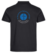 Clique BASIC Polo - Herren - schwarz - Druck beidseitig - St. Bonaventura Dillingen