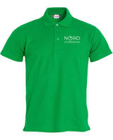 Clique BASIC Polo - Herren - apfelgrün - Druck beidseitig - Nord Gymnasium Potsdam
