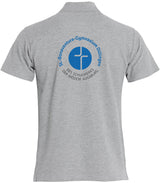Clique BASIC Polo - Herren - melange - Druck beidseitig - St. Bonaventura Dillingen