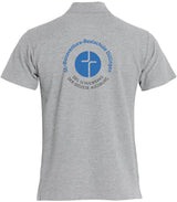 Clique BASIC Polo - Herren - melange - Druck beidseitig - St. Bonaventura Realschule