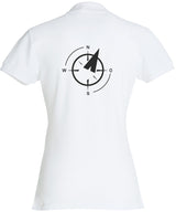 Clique BASIC Polo - Damen - weiß - Druck beidseitig - Nord Gymnasium Potsdam