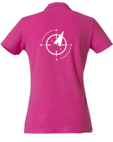 Clique BASIC Polo - Damen - bright cerise - Druck beidseitig - Nord Gymnasium Potsdam