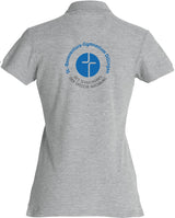 Clique BASIC Polo - Damen - melange - Druck beidseitig - St. Bonaventura Dillingen