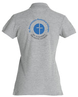Clique BASIC Polo - Damen - melange - Druck beidseitig - St. Bonaventura Realschule