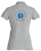 Clique BASIC Polo - Damen - melange - Druck beidseitig - St. Bonaventura Fachoberschule