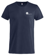 Clique Basic - T - Herren - dark navy - beidseitig bedruckt -  Koordinaten - St. Ursula Realschule Dorsten
