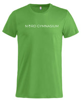 Clique Basic - T - Herren - apfelgrün - beidseitig bedruckt - Nord Gymnasium Potsdam