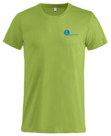 Clique Basic - T - Herren - light green - beidseitig bedruckt -  Koordinaten - St. Ursula Realschule Dorsten