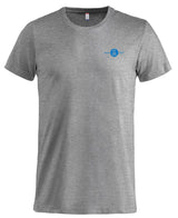 Clique Basic - T - Herren - grey melange - beidseitig bedruckt - St. Ursula Realschule Dorsten