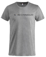 Clique Basic - T - Herren - grau melange - beidseitig bedruckt - Nord Gymnasium Potsdam