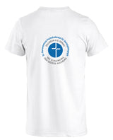 Clique Basic - T - Herren - weiß - beidseitig bedruckt - St. Bonaventura Fachakademie