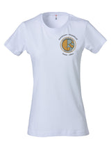 Clique BASIC T- Damen - weiß - Realschule Glonntal