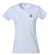 Clique BASIC T- Damen - weiß - beidseitig bedruckt - St. Bonaventura Fachoberschule