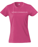 Clique BASIC T- Damen - bright cerise - beidseitig bedruckt - Nord Gymnasium Potsdam