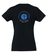 Clique BASIC T- Damen - schwarz - beidseitig bedruckt - St. Bonaventura Realschule
