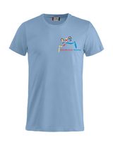 Clique BASIC-T - Kinder - Druck beidseitig - hellblau - Grundschule Kissing