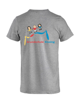 Clique BASIC-T - Kinder - Druck beidseitig - graumeliert - Grundschule Kissing