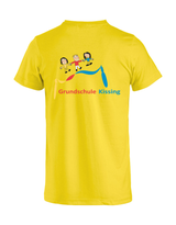Clique BASIC-T - Kinder - Druck beidseitig - gelb - Grundschule Kissing