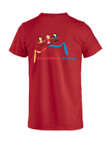 Clique BASIC-T - Kinder - Druck beidseitig - rot - Grundschule Kissing