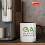 CT Tasse - schwarz - Grundschule Ambérieu Mering - Logo