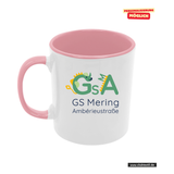 CT Tasse - rosa - Grundschule Ambérieu Mering - Logo