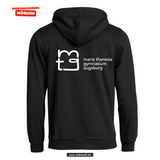 BASIC Hoody - Kinder - schwarz - Druck beidseitig - Maria Theresia Gymnasium Augsburg