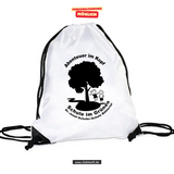 CT Gymbag - weiß - Dr. Josef-Schofer-Schule - Logo schwarz