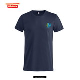 Clique Basic - T - Kinder - dark navy - beidseitig bedruckt - farbig - Gebrüder-Montgolfier-Gymnasium Berlin